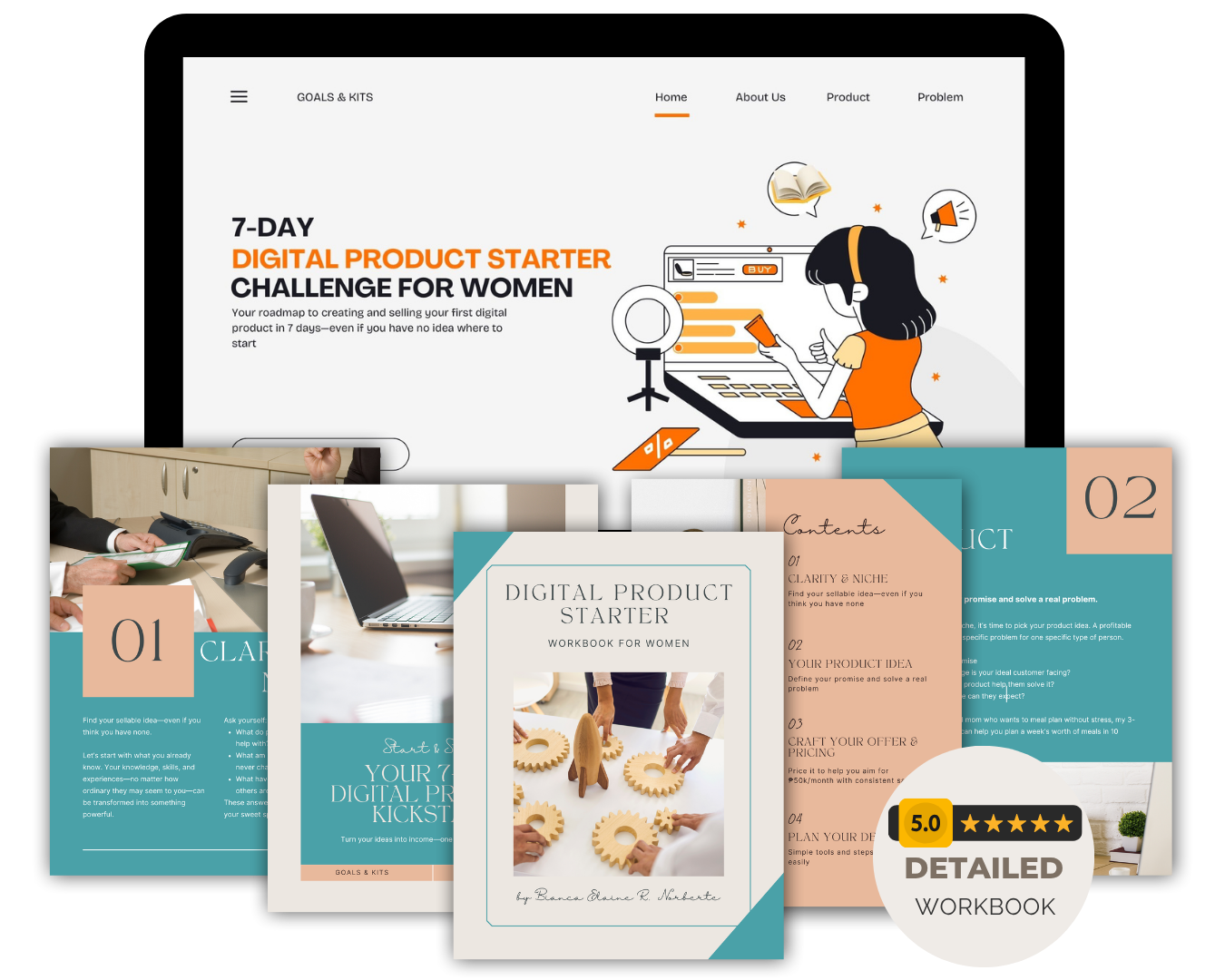 digital product workbook